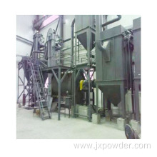 Foam extinguishing agent jet mill